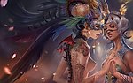 手绘美女