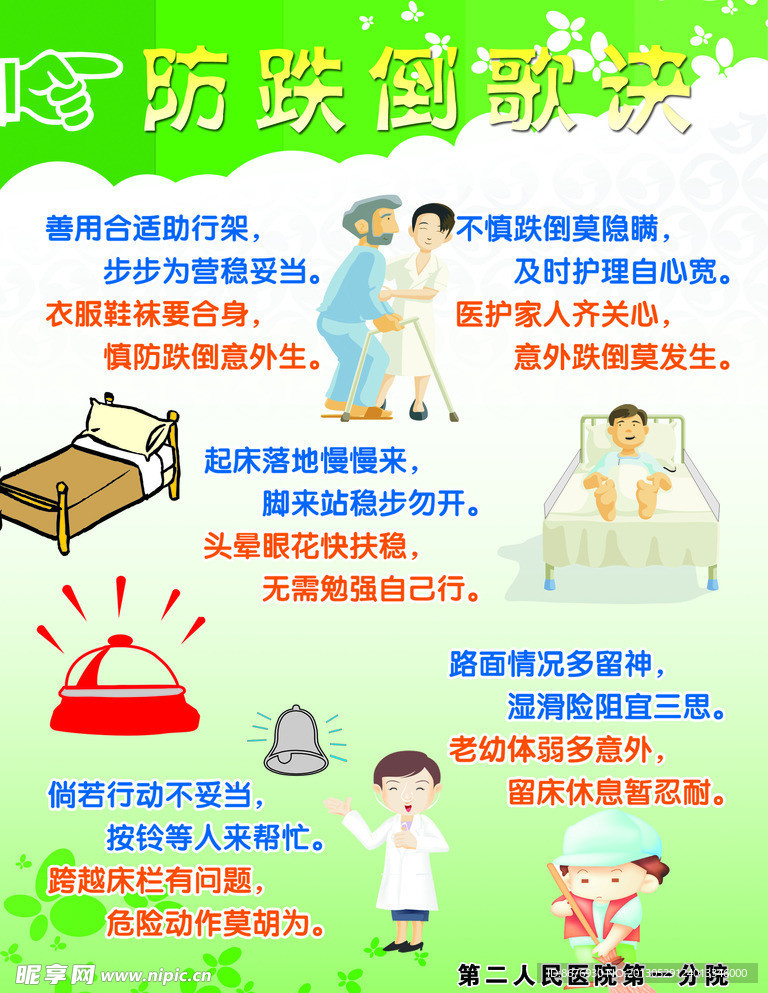 防跌倒歌诀