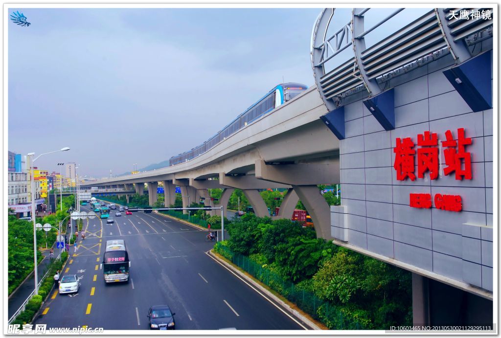 中国桥梁 高架地铁站