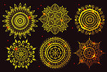 欧式花纹
