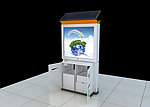 太阳能垃圾箱3D模型