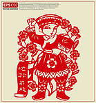 达斡尔族剪纸
