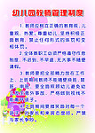 幼儿园教师管理制度