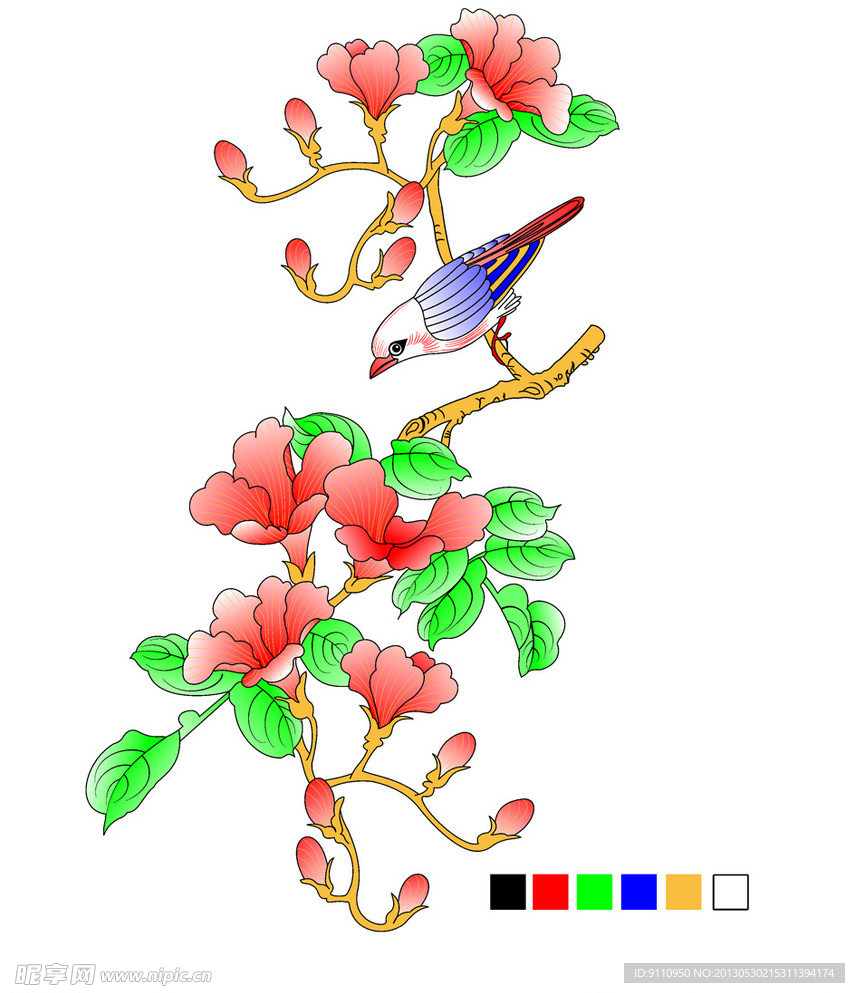 香艳红花