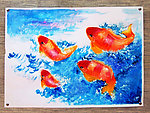 鲤鱼绘画