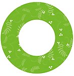 草绿色底图素材圆盘