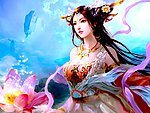 手绘美女