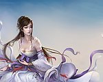 手绘美女