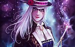 美女魔法师