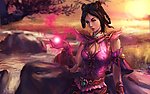 手绘美女