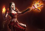 美女魔法师