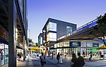 现代都市建筑商业街