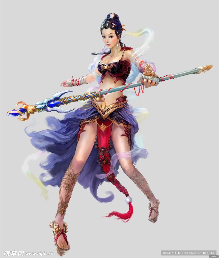 游戏美女