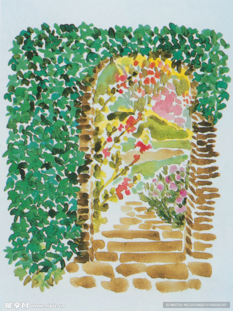 插画 风景画