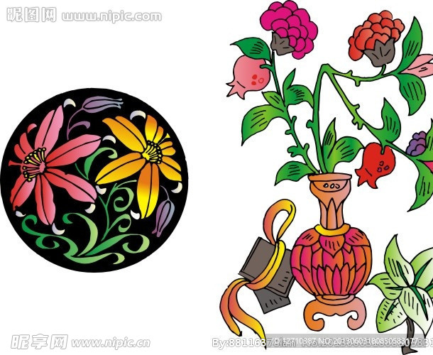 七彩花