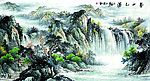 春山飞瀑