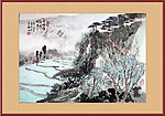 工笔山水画