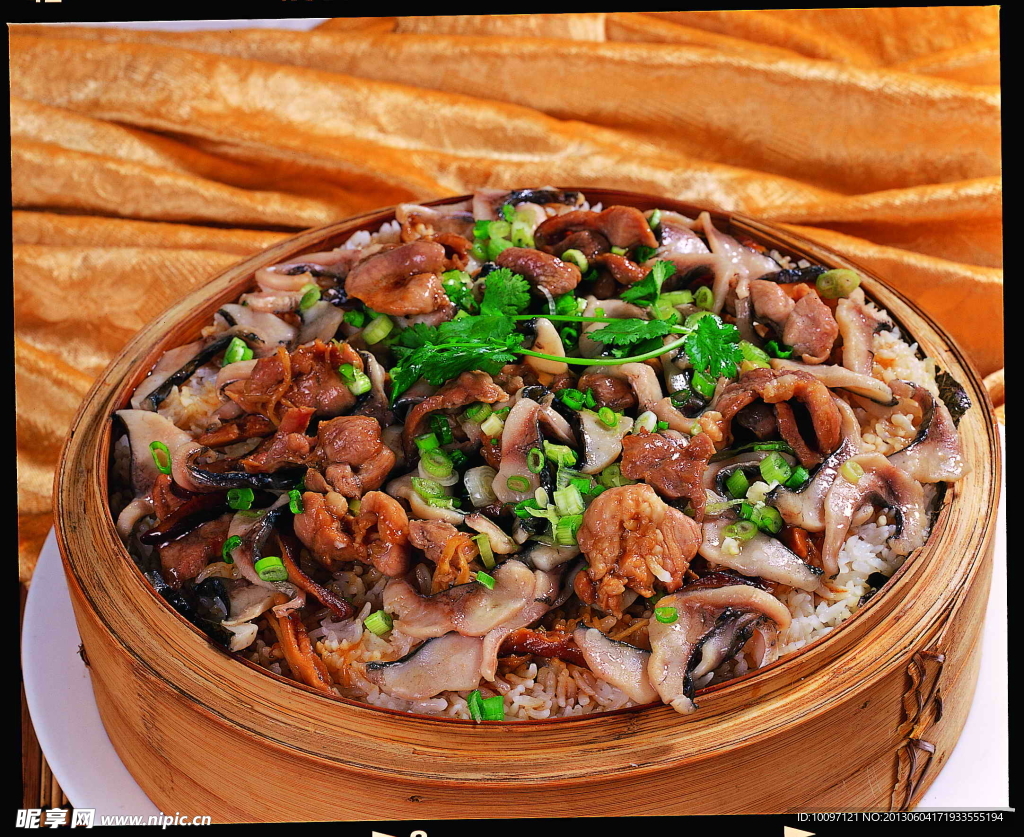 香菇瘦肉饭