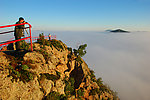 喇嘛山主峰夏天风景