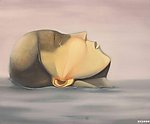 头部水粉画