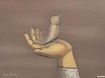 手部水粉画