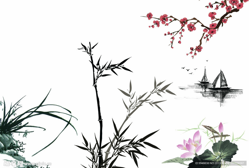 水墨素材