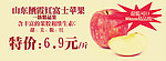 山东栖霞红富士苹果