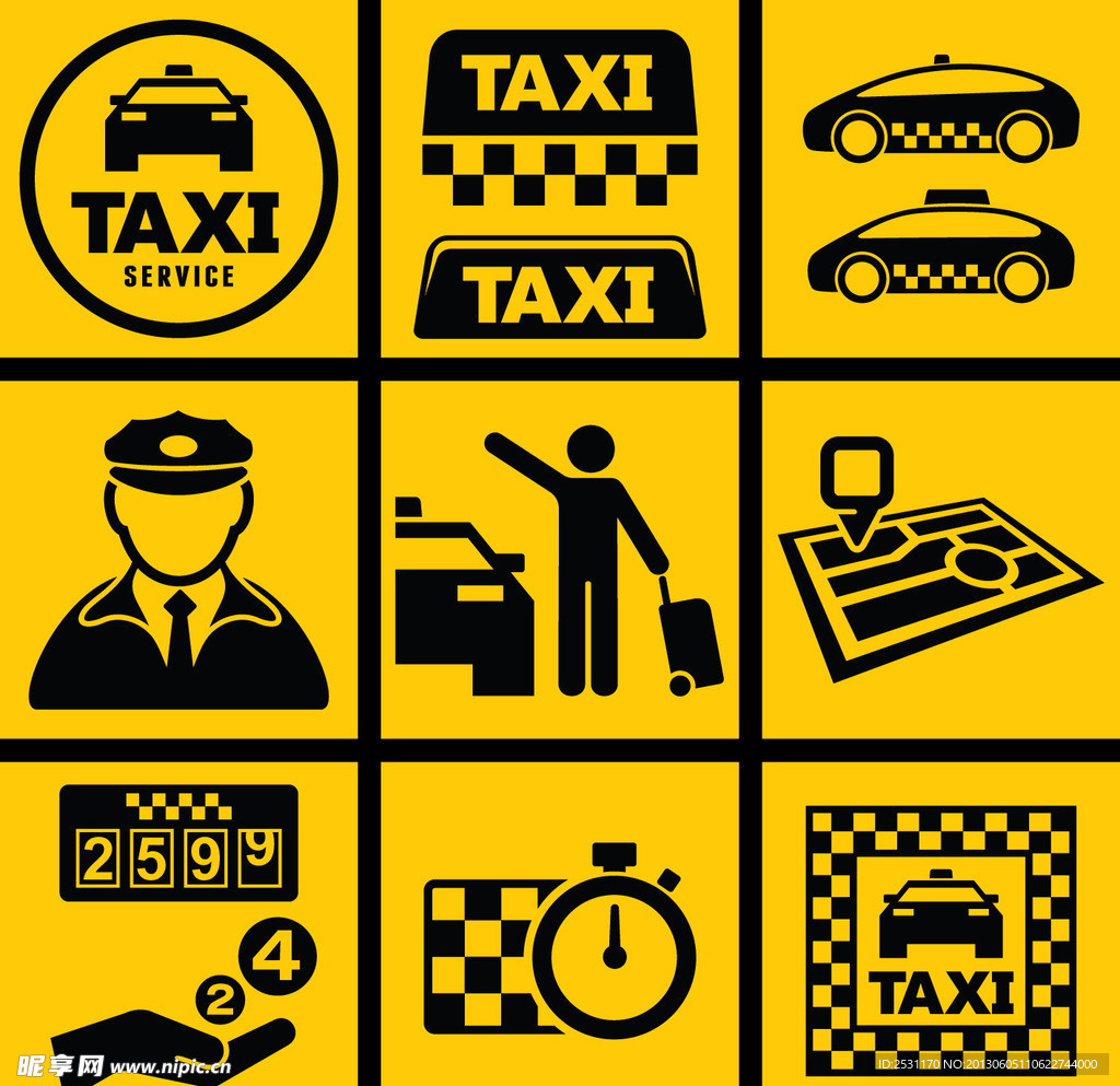 出租车 taxi 标