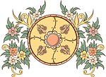 复古花纹