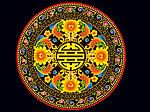 圆形古典图案