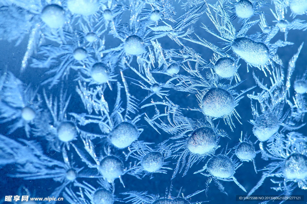 冰晶 雪花