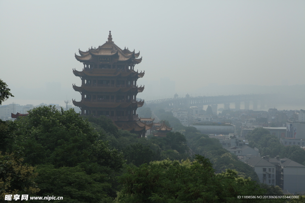 黄鹤楼远景