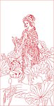 荷花美女