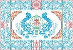 艺术玻璃背景图案