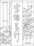 艺术玻璃背景图案