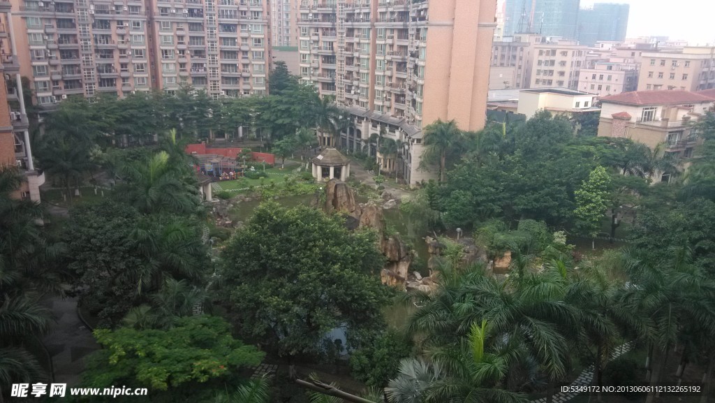 小区园景