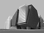 高层公建商业模型素材