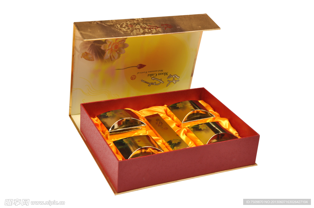 秋月月饼盒图片