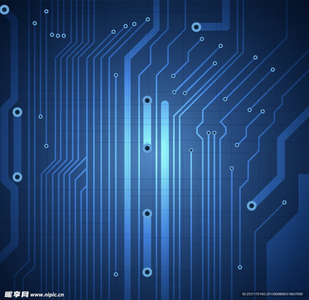蓝色科技背景