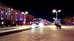中央路冬天夜景