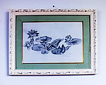 美术展览作品荷花鸳鸯