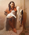 憧憬 油画