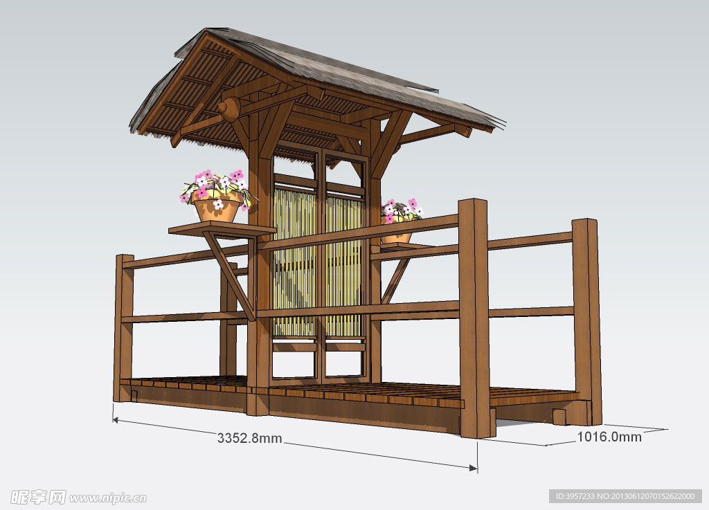 小门头3D模型