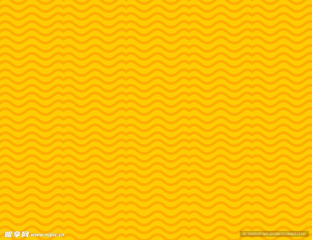 橙黄波浪底纹