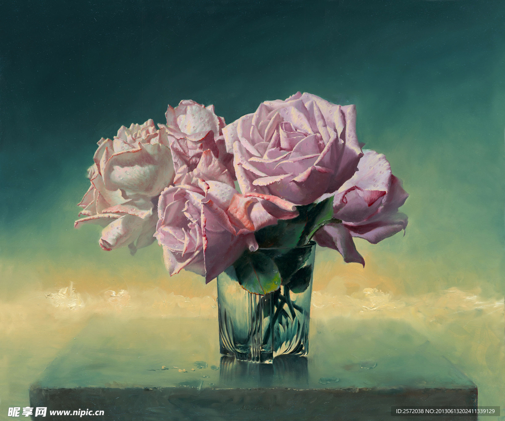 花朵油画