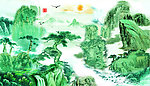 山水国画