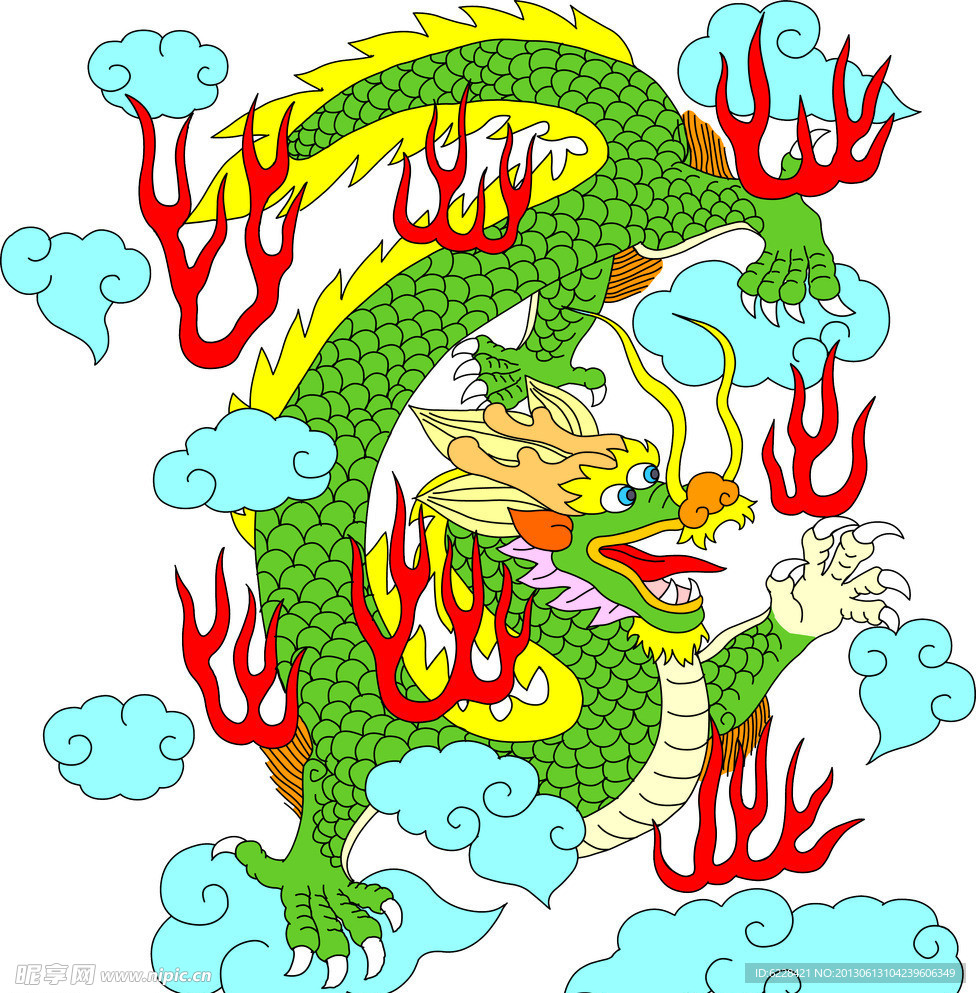 龙图腾 花纹 底纹