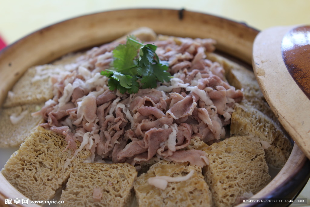 美食 锅仔炖豆腐