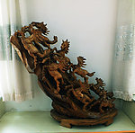 艺术展厅根雕作品