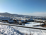 好里堡东山冬天下风景